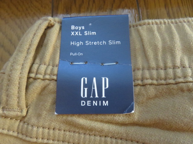 【新品】ＧＡＰ　ＫＩＤＳストレッチスリムパンツ　１６０　茶_画像8