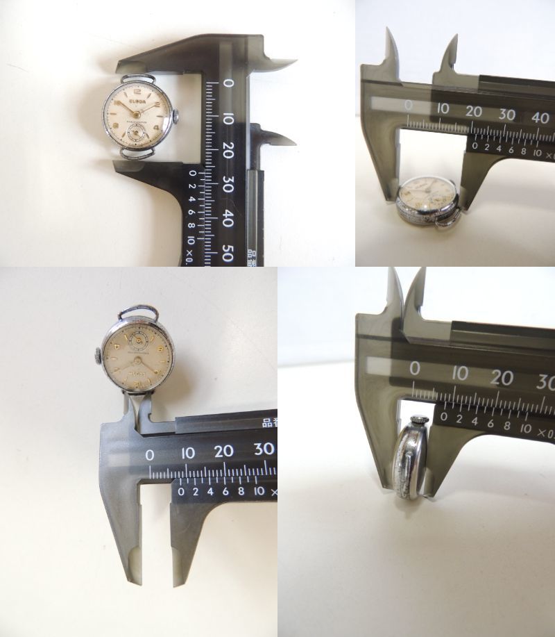 ◆ジャンク◆ELOGA／エロガ CHRONOMETER スイス製 手巻き レディース 腕時計 ケースのみ アンティーク ヴィンテージ_画像8