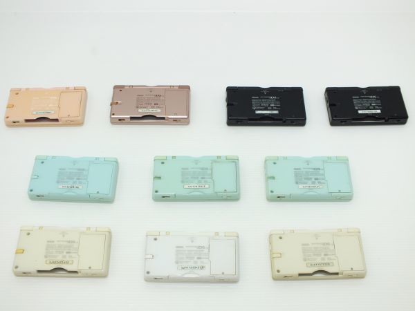 n1996 【ジャンク】 任天堂 NINTENDO DS Lite ニンテンドーDS ライト まとめ10台セット USG-001 本体のみ [034-231028]_画像3