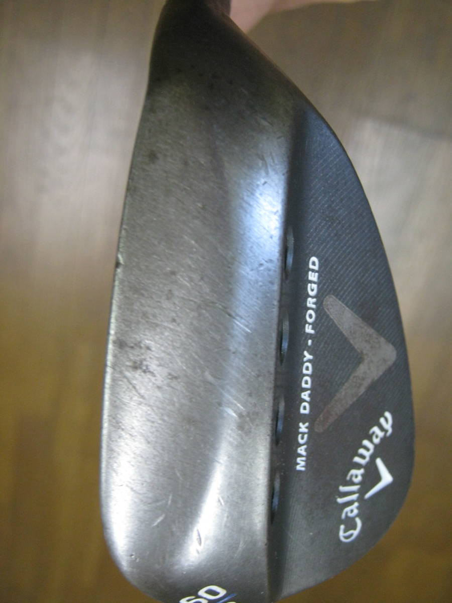 中古キャロウェイ　ＭＡＣＫ　ＤＡＤＤＹ　ＦＯＧＥＤ　Ｒ　ＧＲＡＩＮＤ　ウエッジ　６０／８　ＤＧＳ２００　スチールシャフト_画像2