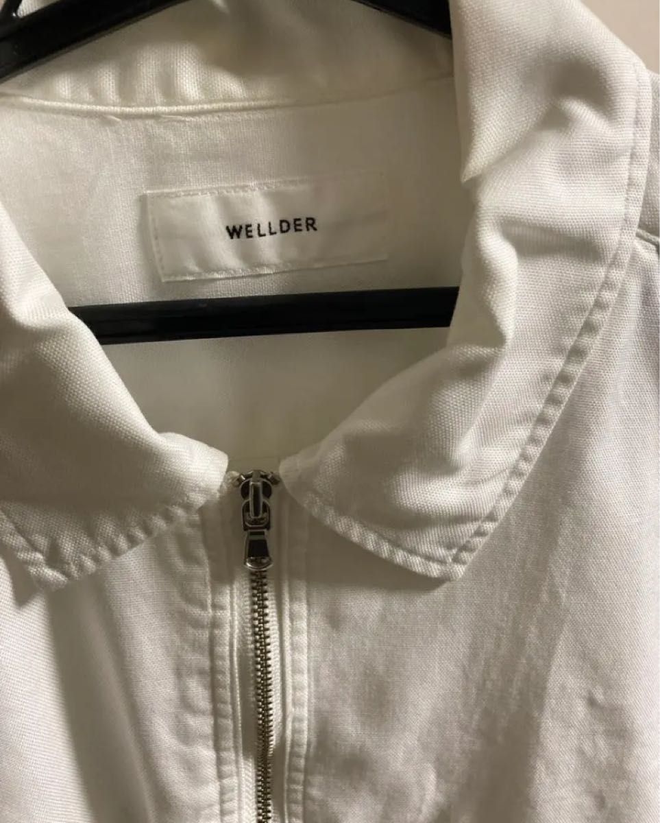 WELLDER ウェルダー　オープンカラー　プルオーバーシャツ　ホワイト　L