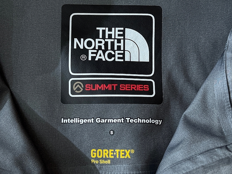 送無 定価54,600円 使用感の少ない美品 THE NORTH FACE ノースフェイス NP15101 GORE-TEX pro shell  SUMMIT アイシクル ジャケット 青黒 S