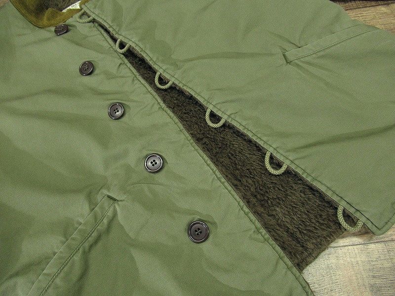 送無 42 XL THE REAL McCOY'S リアルマッコイズ 20周年記念 MJ8117 PILE FIELD JACKET M-1943 M-43 パイル フィールド ジャケット オリーブ_画像7