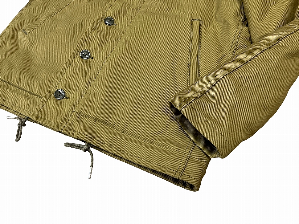 送無 完売品 限定 極美品 リアルマッコイズ 21AW MJ21104 N-1 DECK JACKET KHAKI SPL ムートン襟ボア スペシャルモデル デッキ ジャケット_画像7