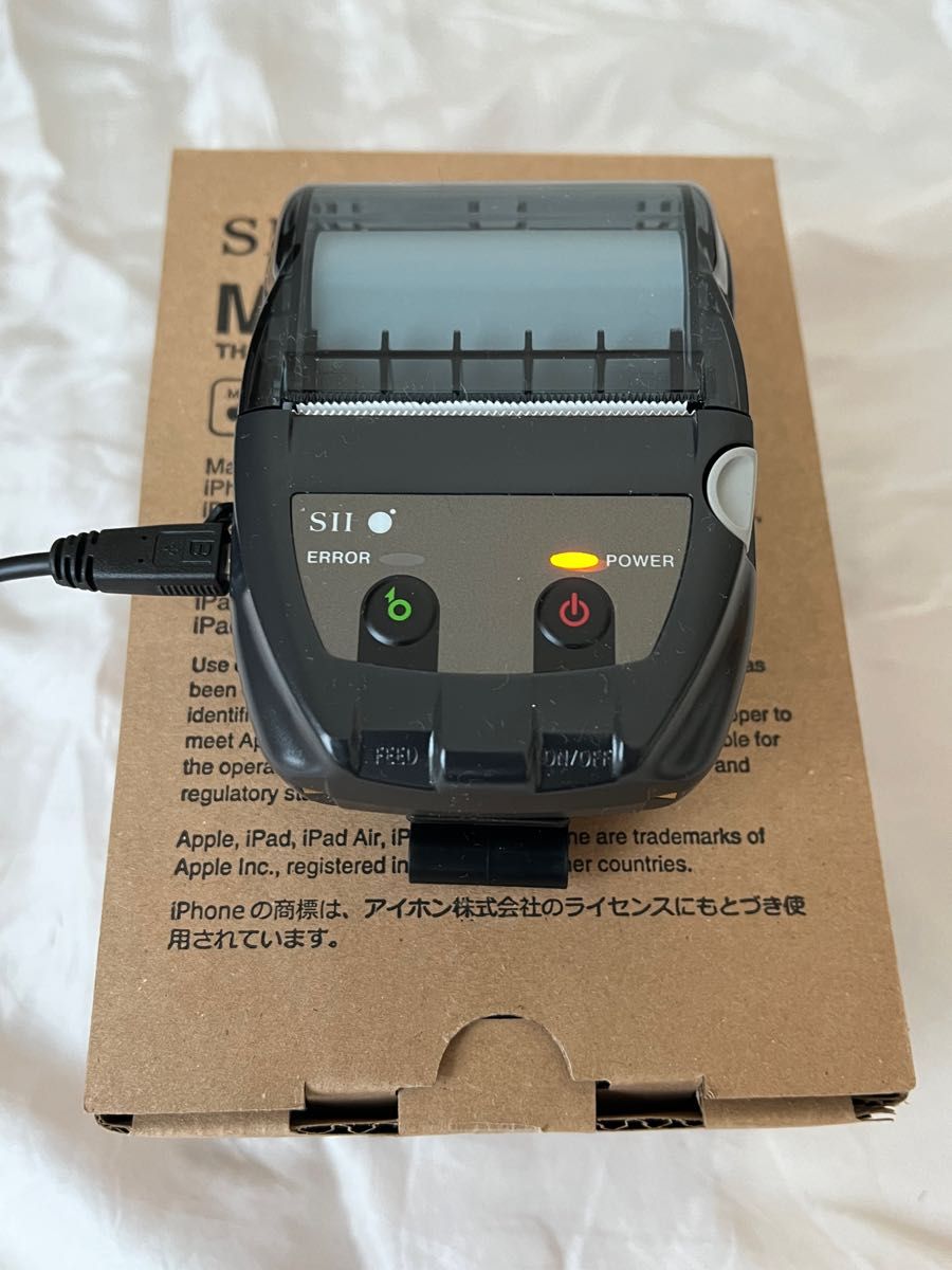 セイコーインスツル モノクロ モバイル型感熱式プリンター MP-B20 USB