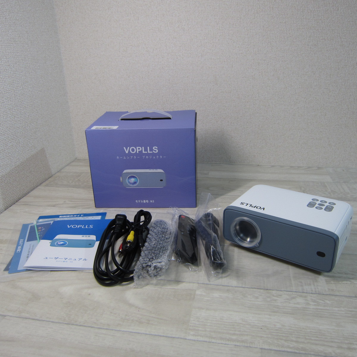 10086PS23【未使用】VOPLLS プロジェクター 小型 10000lm ホーム