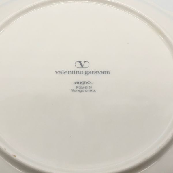 【20663】1.VALENTINO GARAVANI ヴァレンティノ ガラヴァーニ スープ皿 深皿 ヴァレンチノ バレンチノ 食器 洋食器 陶器 経年保管 梱包60_画像5