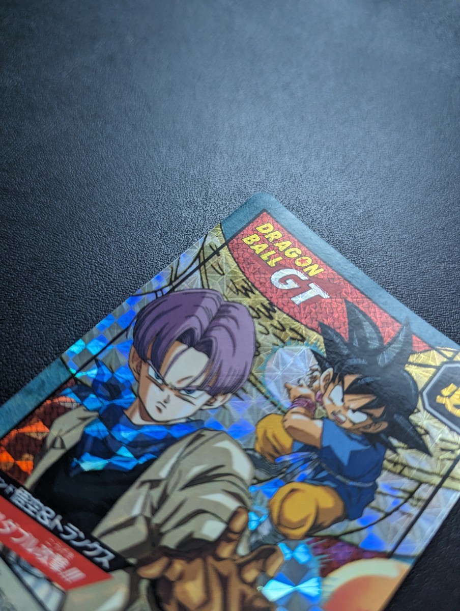 完全未剥がし品　ドラゴンボールZ　カードダス　スーパーバトル　No.694 悟空＆トランクス　発進！！ダブル攻撃！！！_画像2