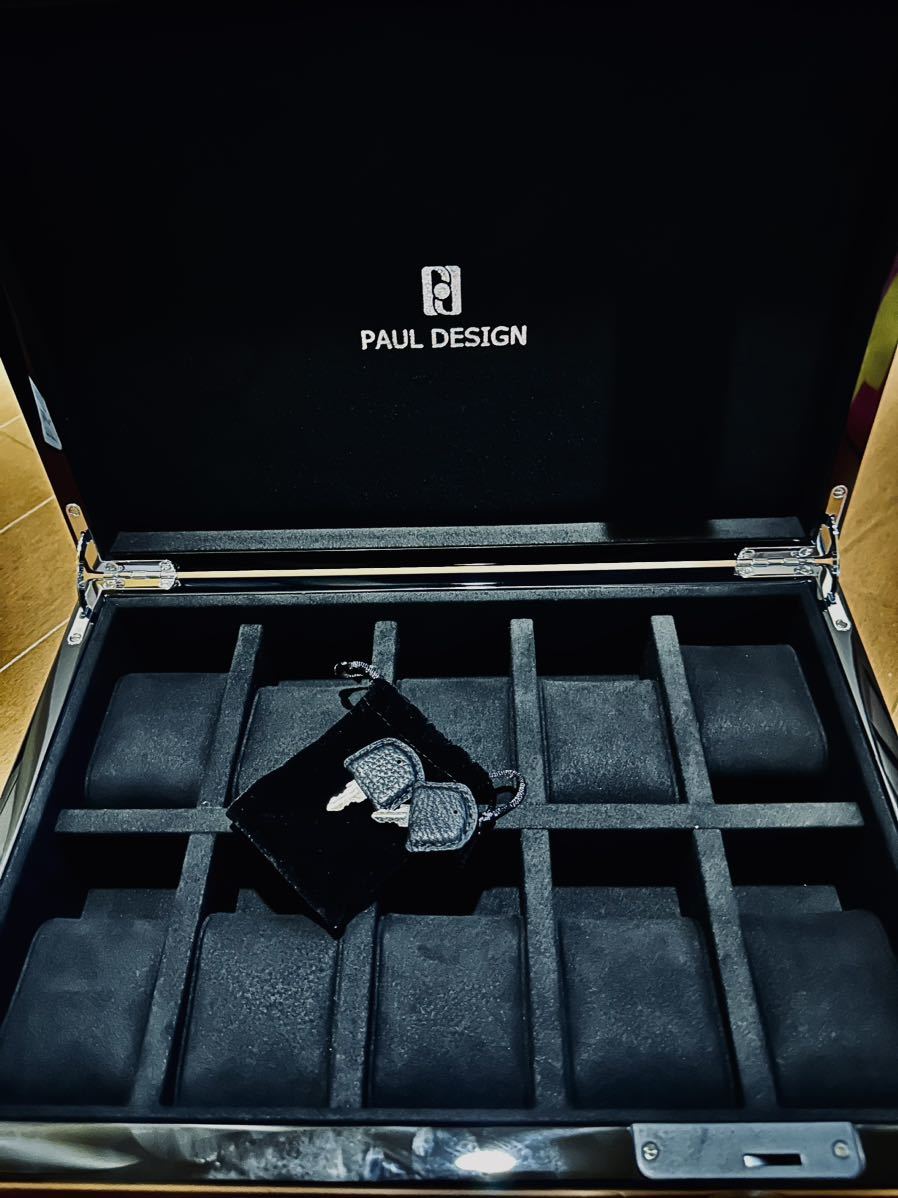PAUL DESIGN COLLECTOR 10-M 腕時計収納BOX 10本用　未使用品_画像4