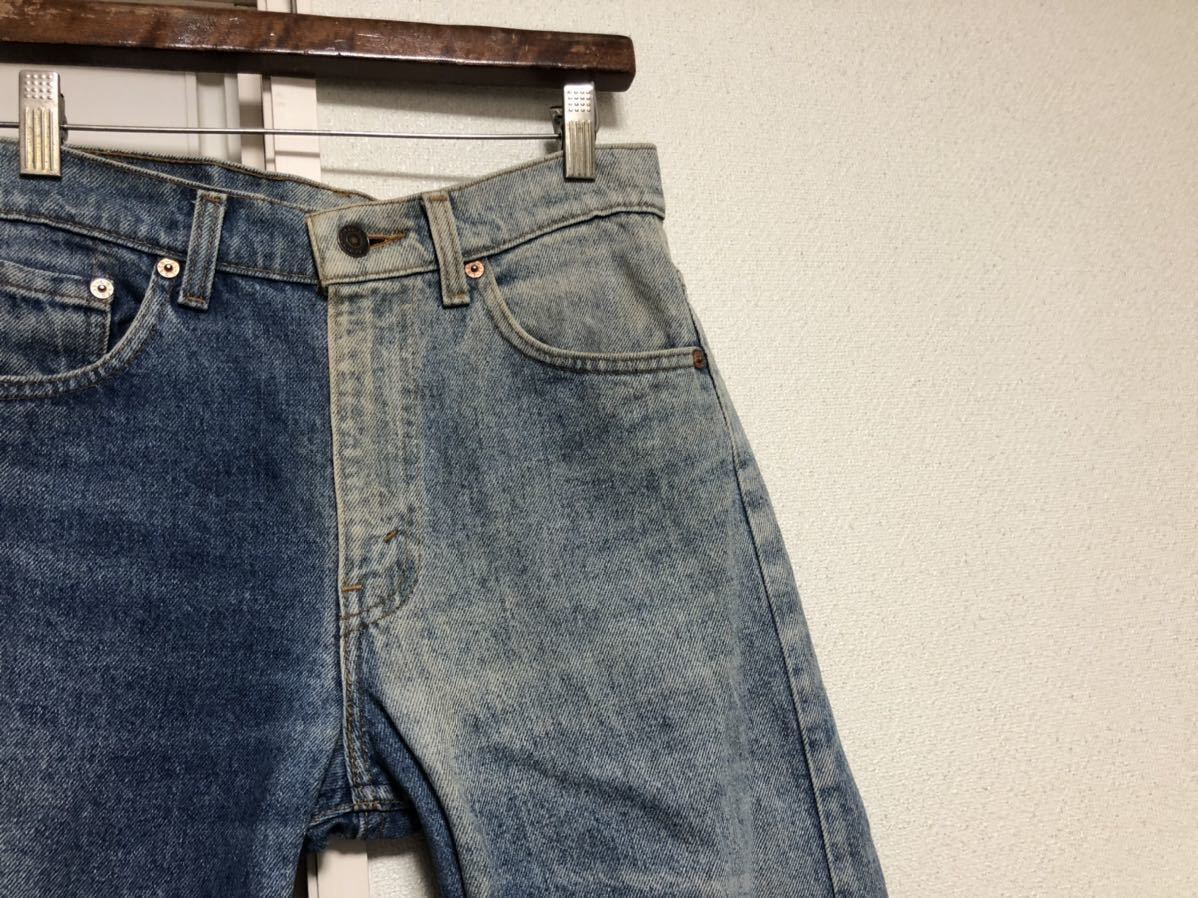 93年3月90sヴィンテージMADE IN USAアメリカ製Levi's リーバイス505-0217デニムパンツ ボタン裏525表記W29L36実測W74cmL90cm_画像1