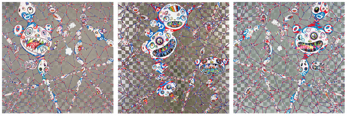  Мураками . постер [ какой час . наверняка ....! | DOB:..| Chaos :... жизнь ] Takashi Murakami / Edition 300 / Signed.