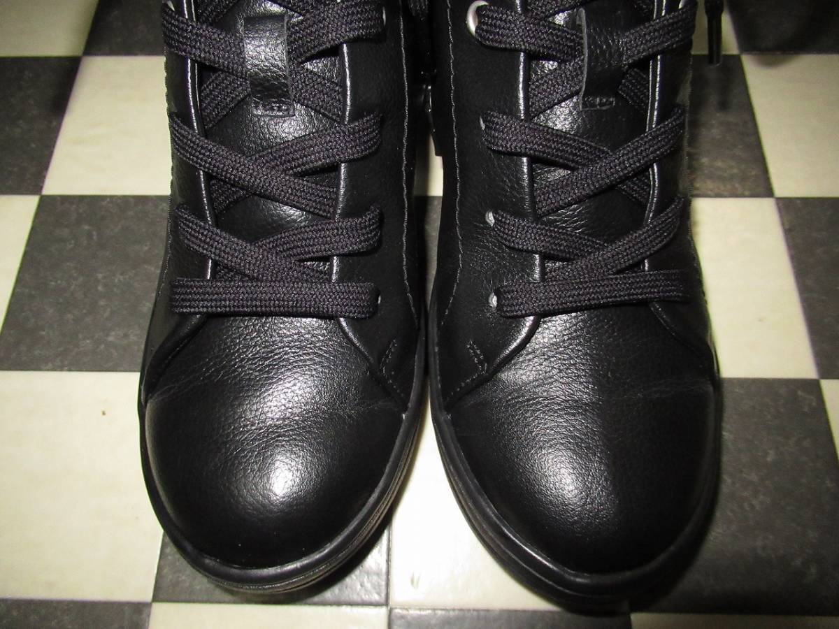 *ma gong s walk * as good as new 23cm(EEE) black GORE-TEX Gore-Tex is ikatto walking sneakers side fastener complete waterproof 