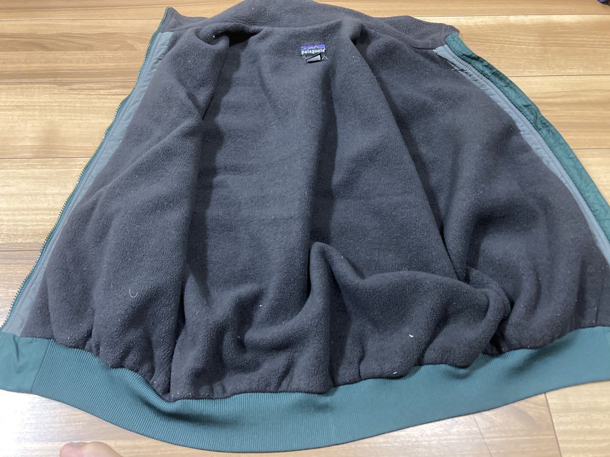 patagonia パタゴニア p6 シェルドシンチラベスト　コスタリカ製　ハンターグリーンXグレー　９０Ｓ　Ｍサイズ　美品　ヴィンテージ