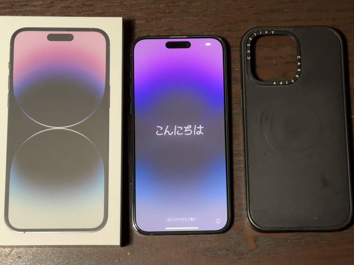 100％本物 Pro 14 iPhone 【美品】Apple Max SIMフリー化済み au