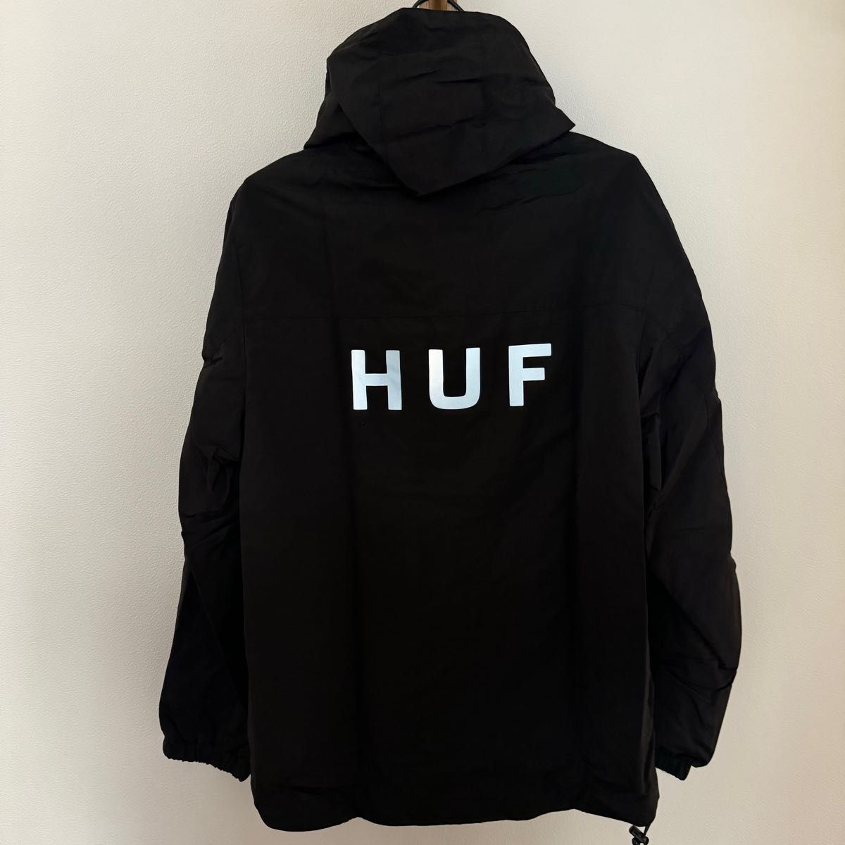 【新品・入手困難】ハフ ジャケット HUF メンズ ジップ　ナイロンジャケット　 JACKET ブラック