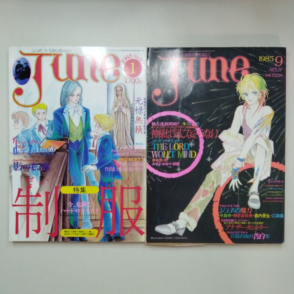 JUNE 1985 1 9 No 20 24 ジュネ 竹宮恵子 折原みと 坂田靖子 JUNE 1985 1 9 No 20 24 ジュネ 竹宮恵子 折原みと 坂田靖子