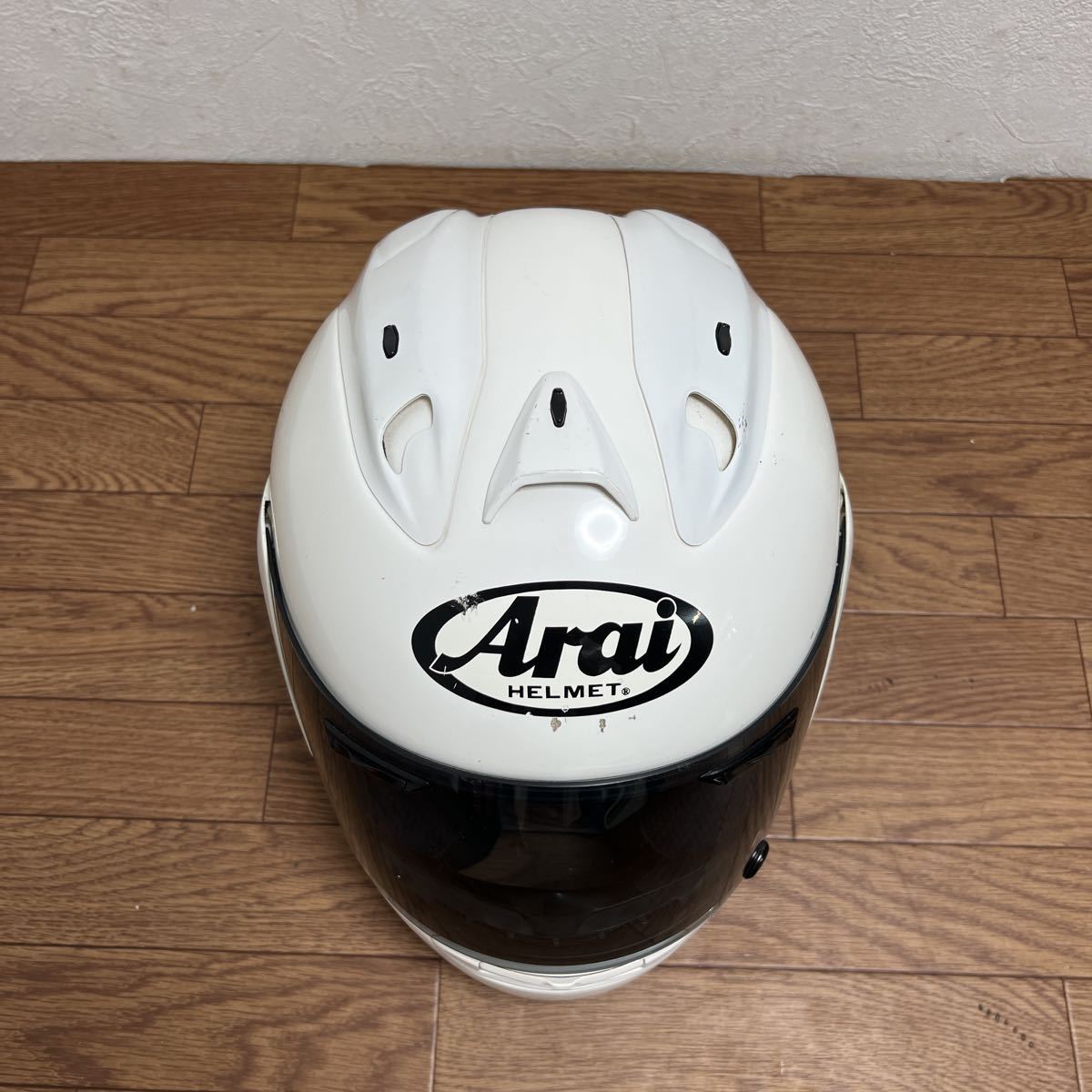 E267★Arai アライ フルフェイスヘルメット RX-7 RIV R4 ヴィンテージ 55.56cmの画像7