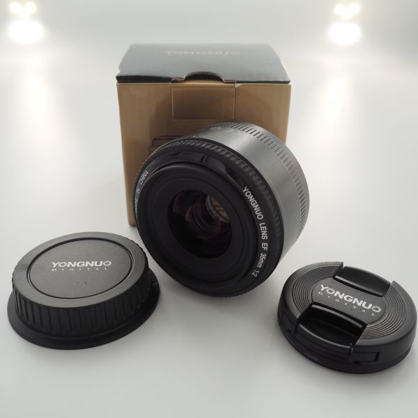 ■ほぼ新品■ YONGNUO Canon YN35mm F2 単焦点レンズ キャノン EFマウント
