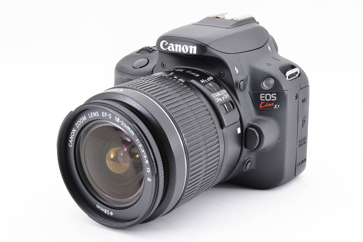 キャノン Canon EOS Kiss X7 EF-S 18-55 IS II レンズセット《ショット数わずか2040回》#10280232_画像2