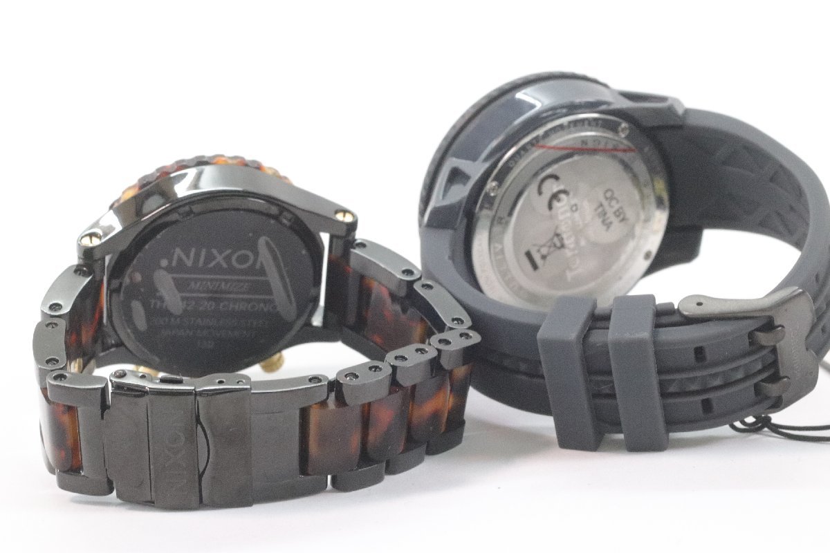 【4点】NIXON ニクソン3点 Tendence テンデンス1点 クォーツ クロノグラフ デイト メンズ 腕時計 まとめ売り 8560-N_画像10