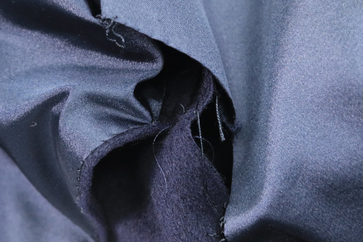 Cloth by Ermenegildo Zegna エルメネジルド ゼニア × Kurahashi コート アウター ロング丈 ネイビー ブラック系 メンズ 8811-NA_画像6