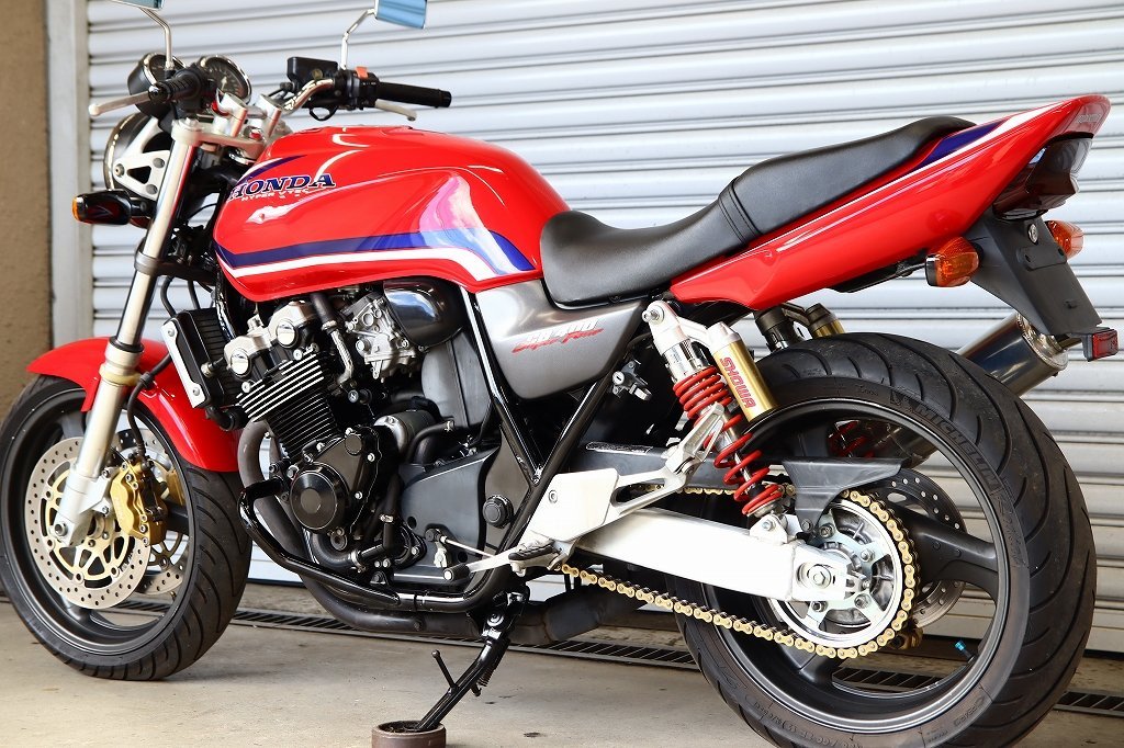 CB400SF/VTEC/NC39/フルノーマル/オリジナル車両/赤青スペンサーカラー/外装コンディション自信あり/修復歴なし/ローンOK/NC42/ボルドール_画像6