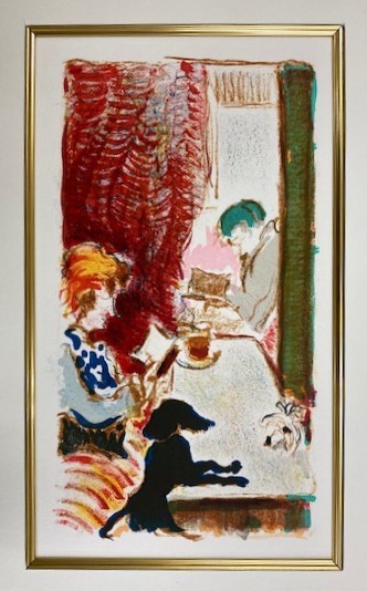 【特価】　≪　　 ピエール ボナール　　≫　　オリジナルリトグラフ【石版画】　　LAPIN AZIR　Ⅴ　　1947年　　PIERRE-BONNARD