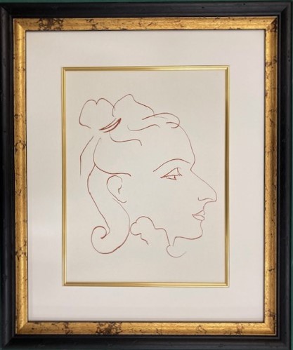 【特価】　 ≪　　アンリ・マティス　　≫ 　　リトグラフ【石版画】 　RONSARD-V　 　 1948年 　　HENRI MATISSE