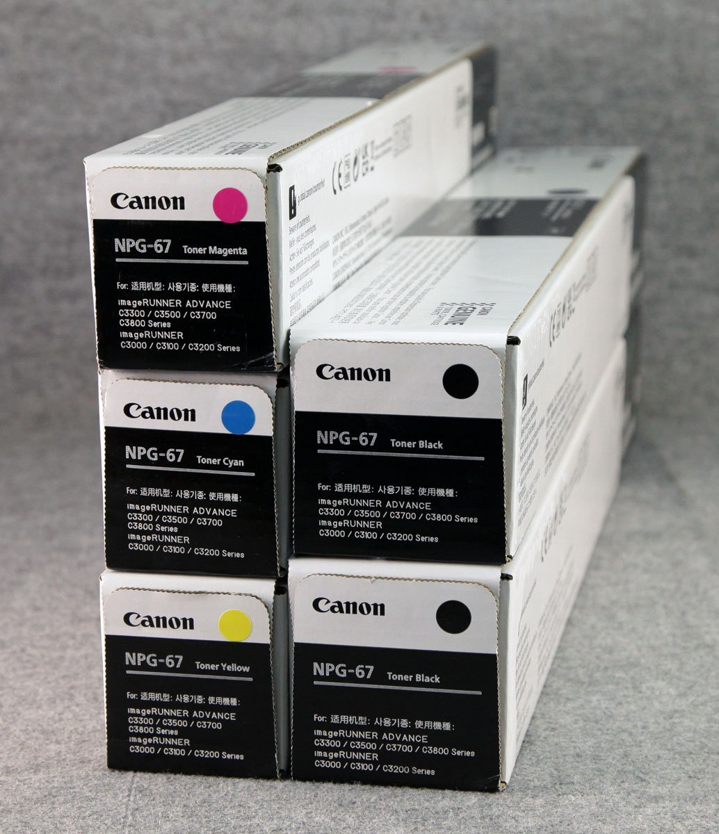 Canon NPG-67 トナー 4色 5本セット 新品未開封品-