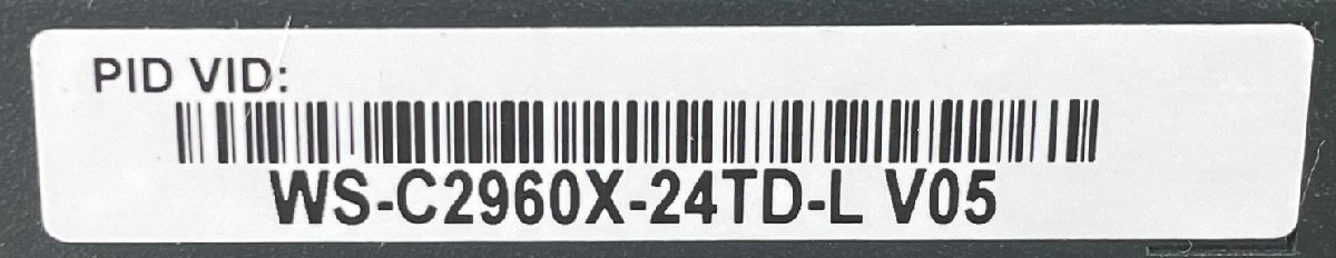 M◆Cisco(シスコ)/スイッチ/Catalyst 2960-Xシリーズ/WS-C2960X-24TD-L V05/初期化済(6_画像5