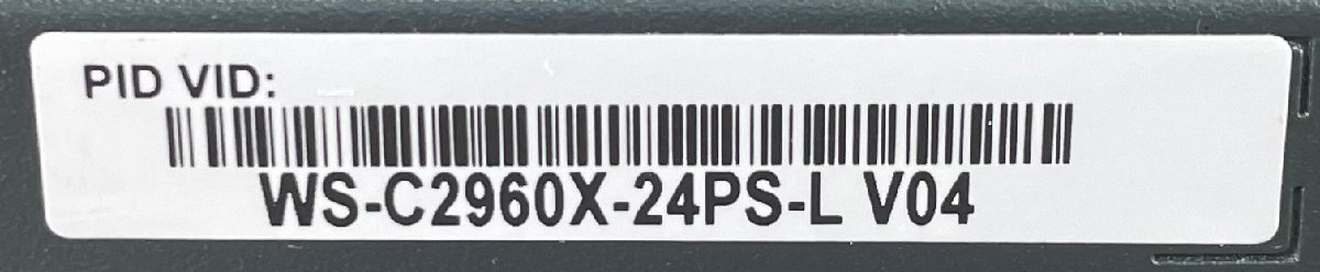 M◆Cisco(シスコ)/スイッチ/Catalyst 2960-Xシリーズ/WS-C2960X-24PS-L V04/初期化済(18_画像5