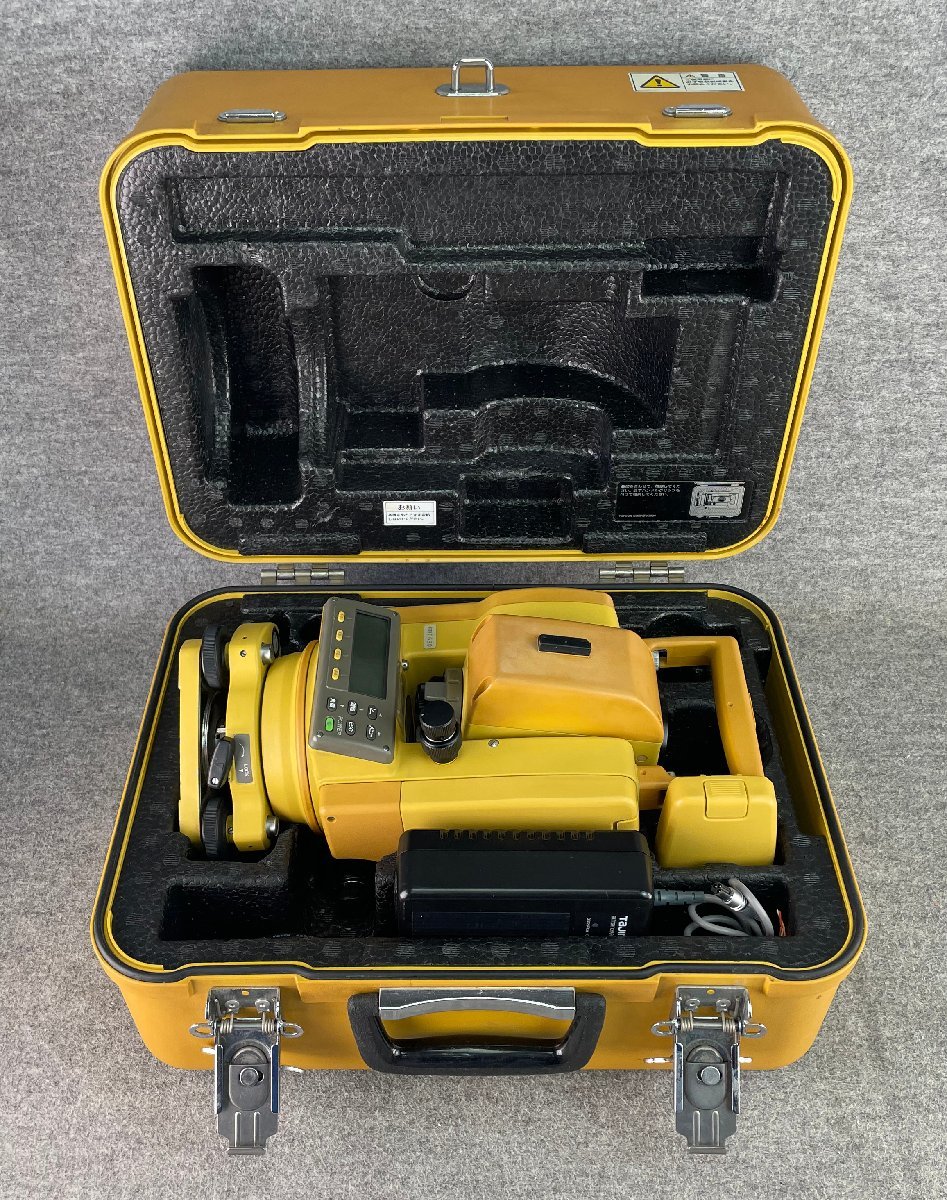 M◆トプコン(TOPCON)/測量機/パルストータルステーション/GPT-1004/充電器+バッテリーパック2個付属工具、DIY用品