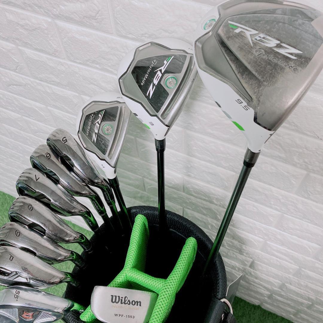 バッグ新品 テーラーメイド RBZ 11本 初心者 ゴルフクラブセット 男性