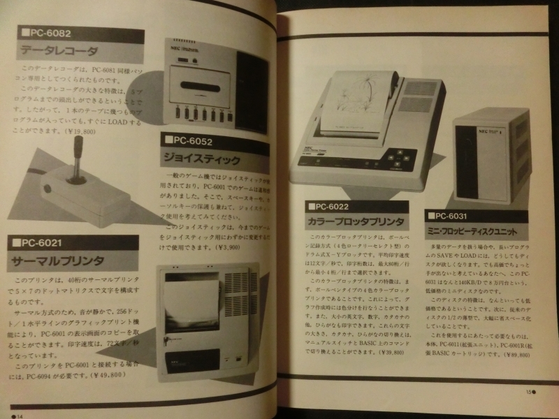 希少☆『'83 パピコン百科 NEC PC-6000用ソフトウェア年鑑 PC-6000/6001 ゲーム ホビー 教育 CAI 実務 他 1983年発行 新紀元社』_画像3