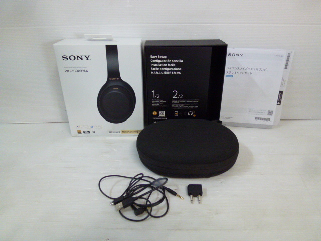 10-633♀SONY/ソニー ワイヤレスヘッドホン WH-1000XM4 ♪ジャンク/アウトレット♪♀_画像2