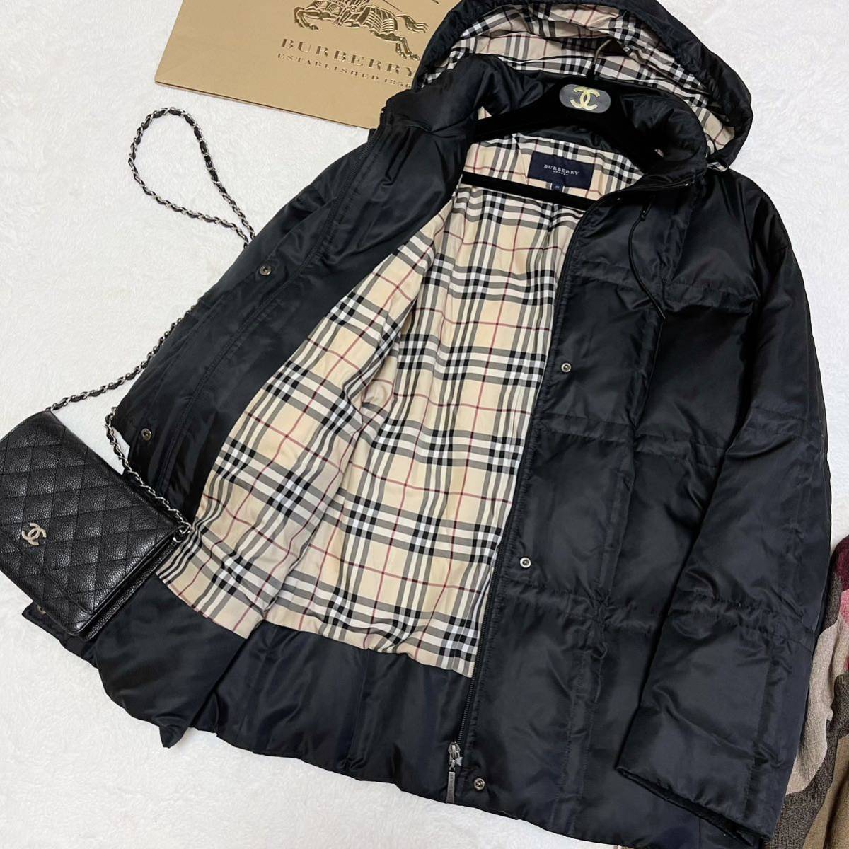 大きいサイズ 超美品 バーバリー BURBERRY バーバリーロンドン ダウン