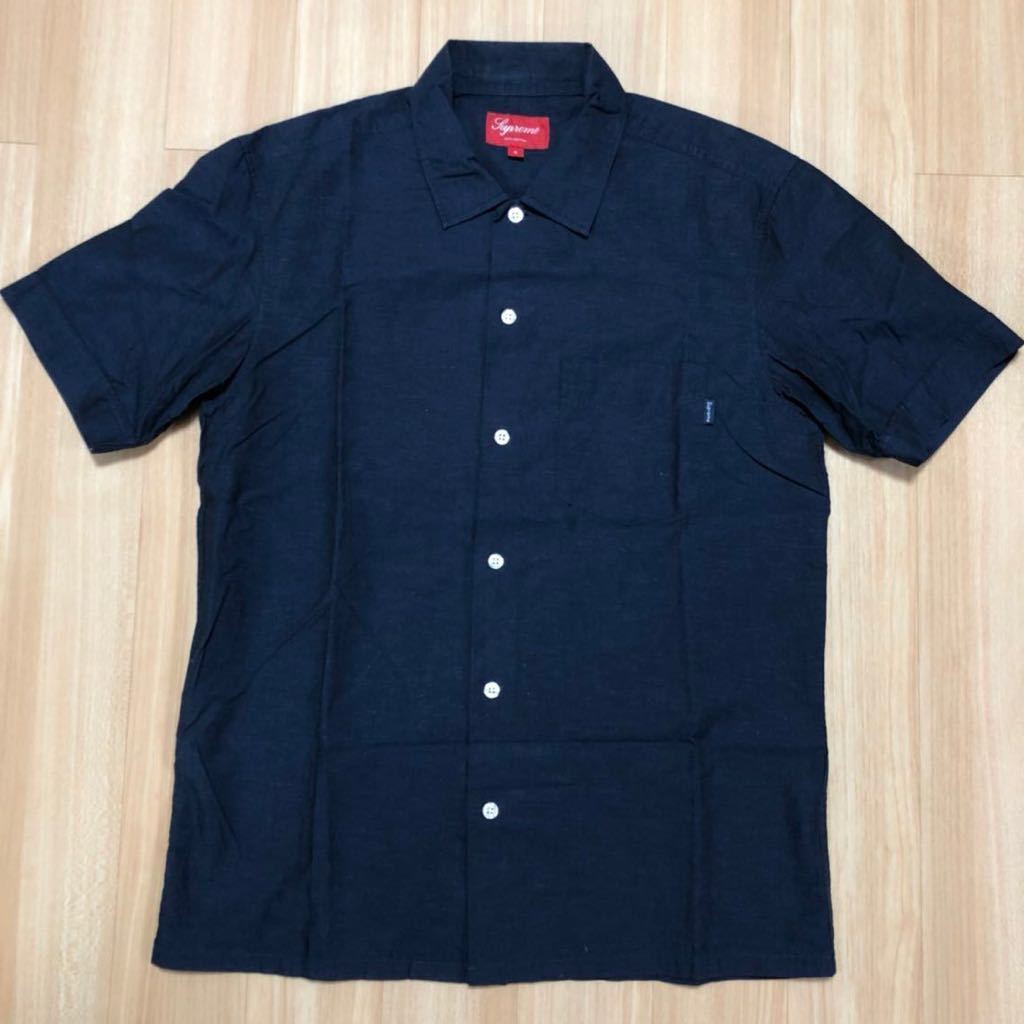 Supreme Melange Shirt 13ss Navy サイズS