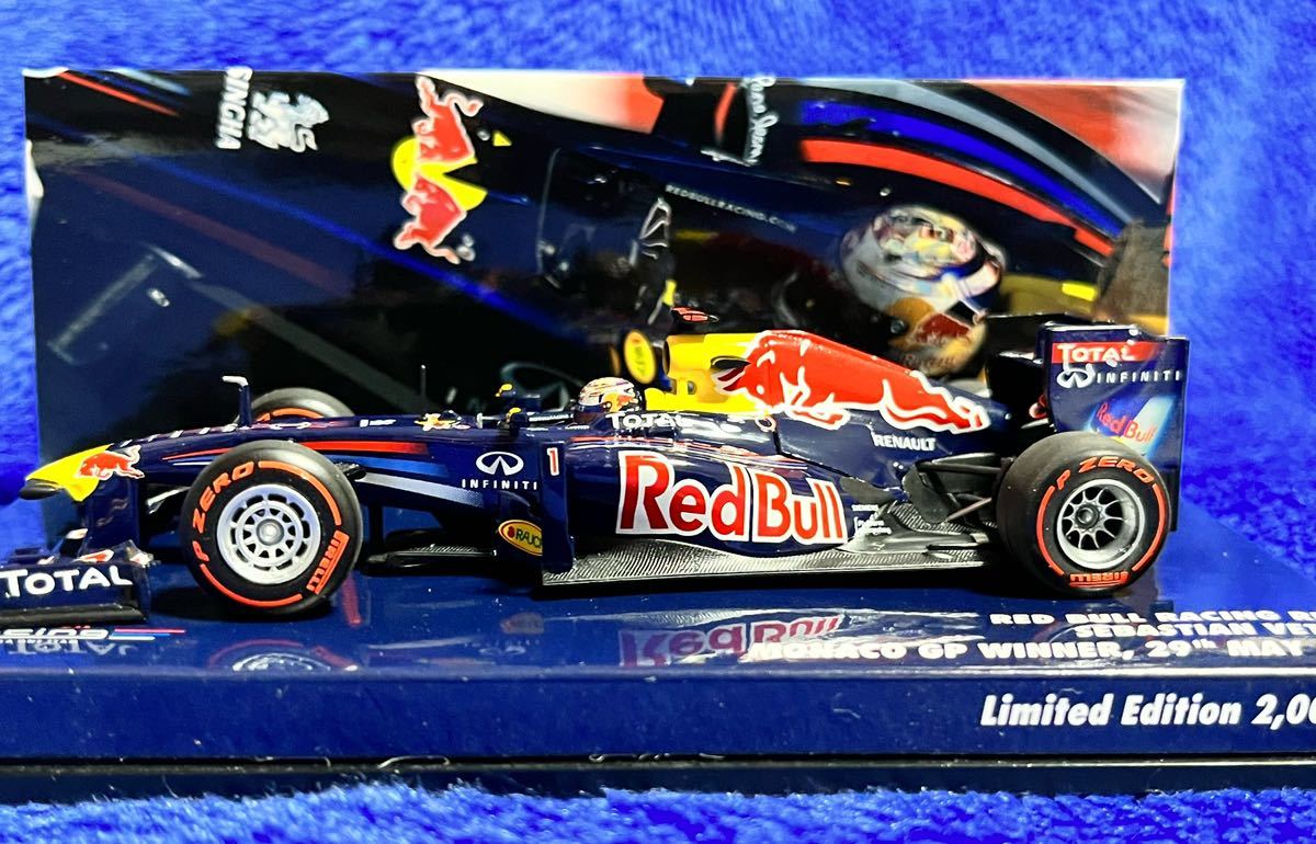 即★ユーロスポーツ 特注品 PMA ミニチャンプス 1/43 レッドブルレーシング RB7 S・ベッテル モナコGP winner 29th MAY2011/未展示品 限定_画像2