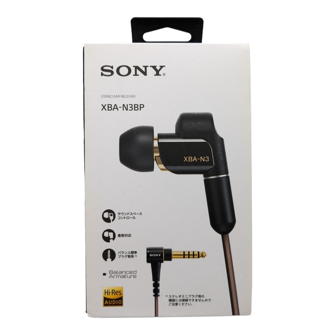 SONY XBA-N3BP BLACK 密閉型インナーイヤーレシーバー ソニー-