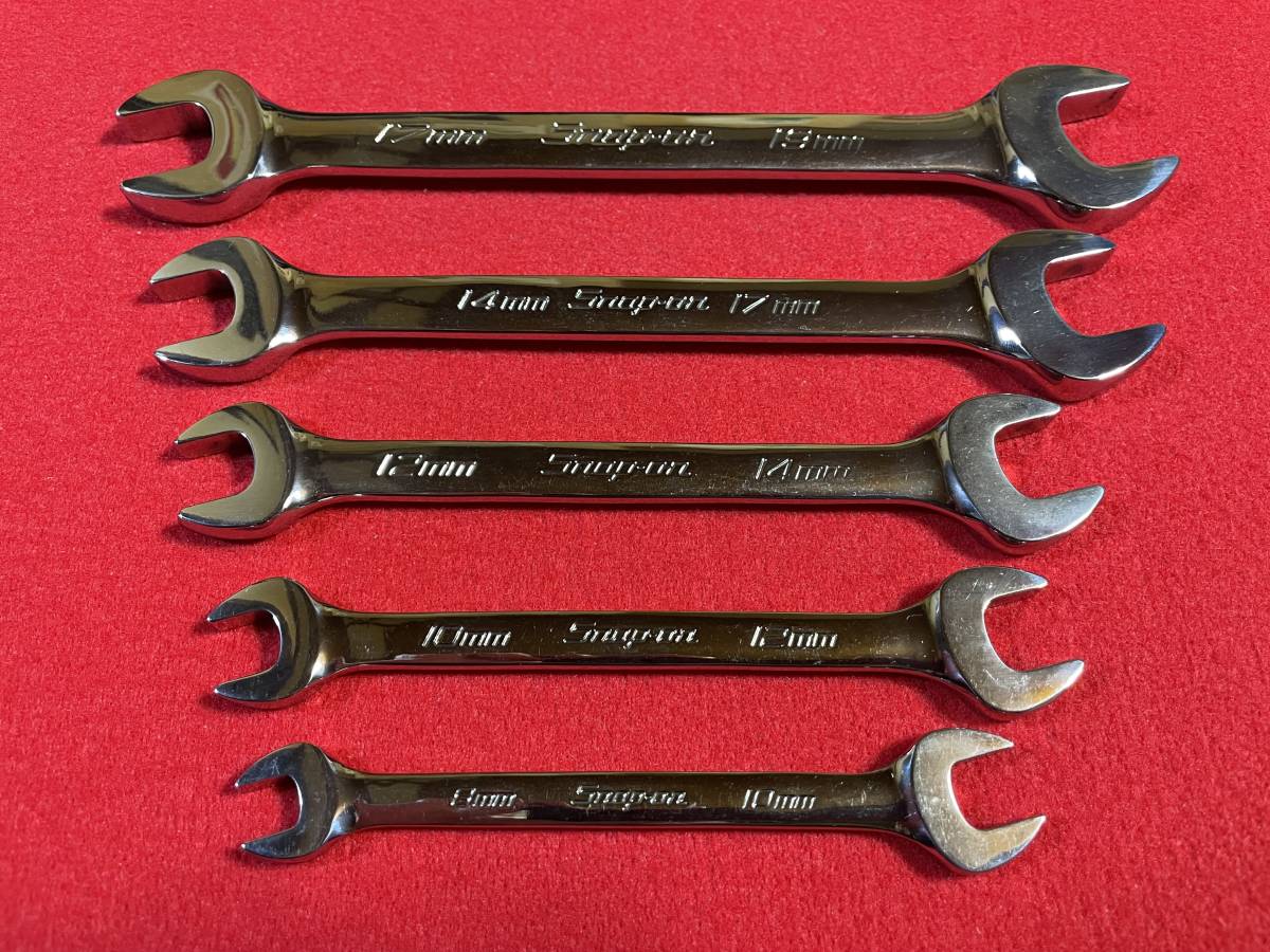 新作入荷!!】 Snap-on オープンエンド スパナ 5本セット スパナ - www