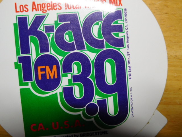 希少レア☆彡新品在庫品・Los Angeles・FM103.9・CA.USA(12㎝）ステッカーの画像2