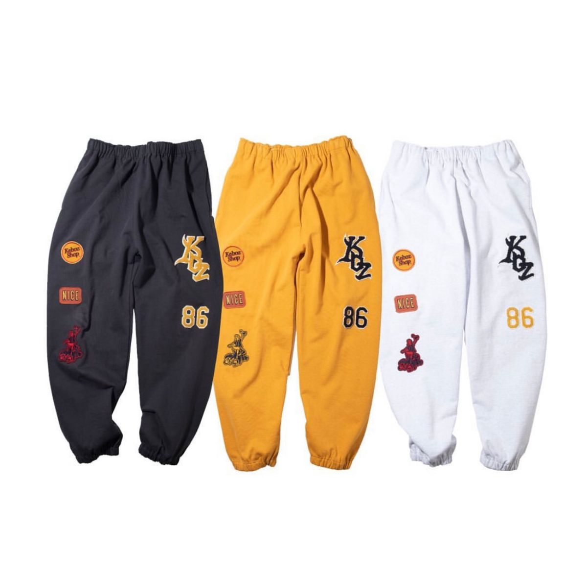 KEBOZ x FREAK'S STORE スウェットパンツ