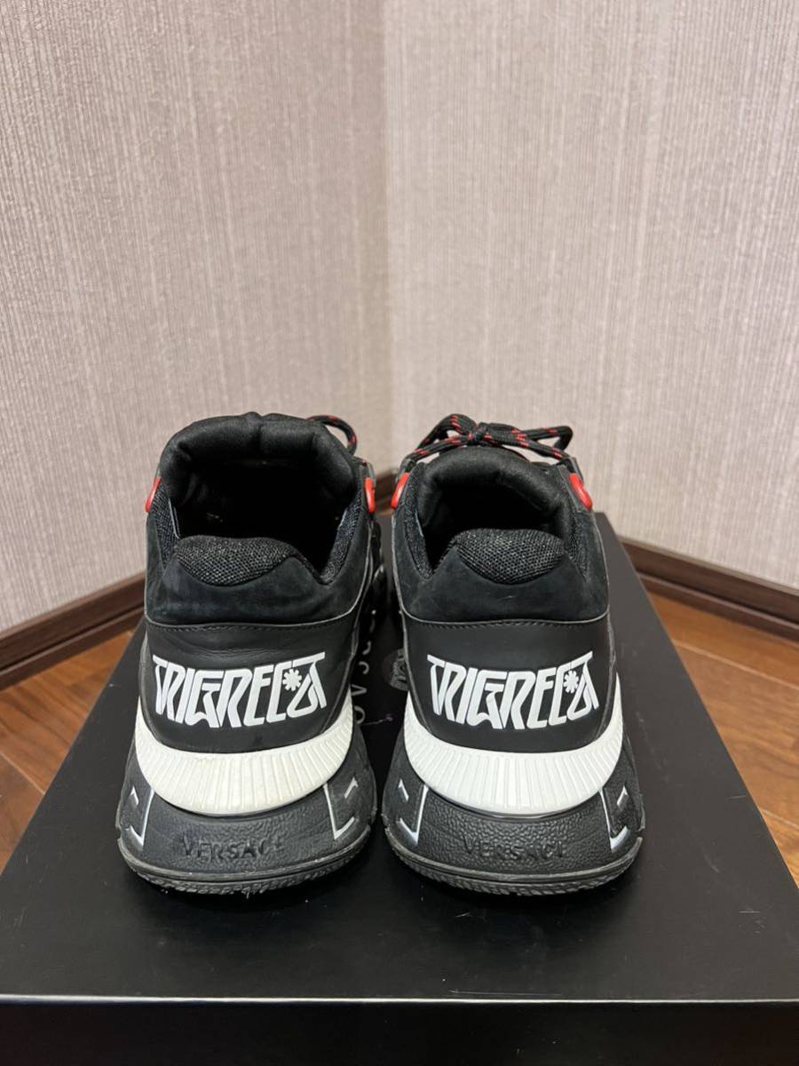 極美品 VERSACE トライグレカスニーカー size42 ヴェルサーチ 国内正規品_画像4