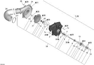 Купить SEADOO GTX S/C'04 OEM section (Supercharger) parts Купить SEADOO GTX S/C'04 OEM section (Supercharger) parts