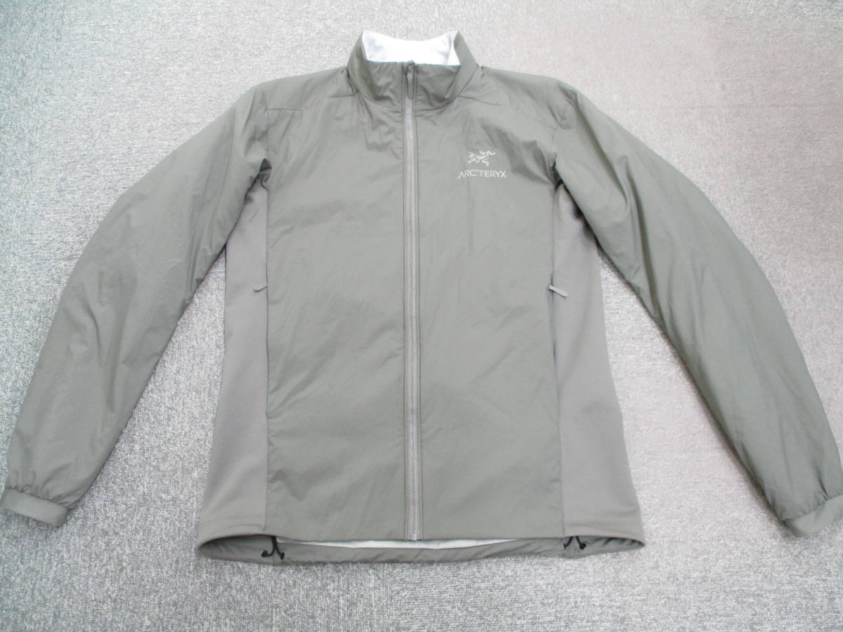 玄関先迄納品 JACKET LT アークテリクス ATOM ARC'TERYX S グレー 灰