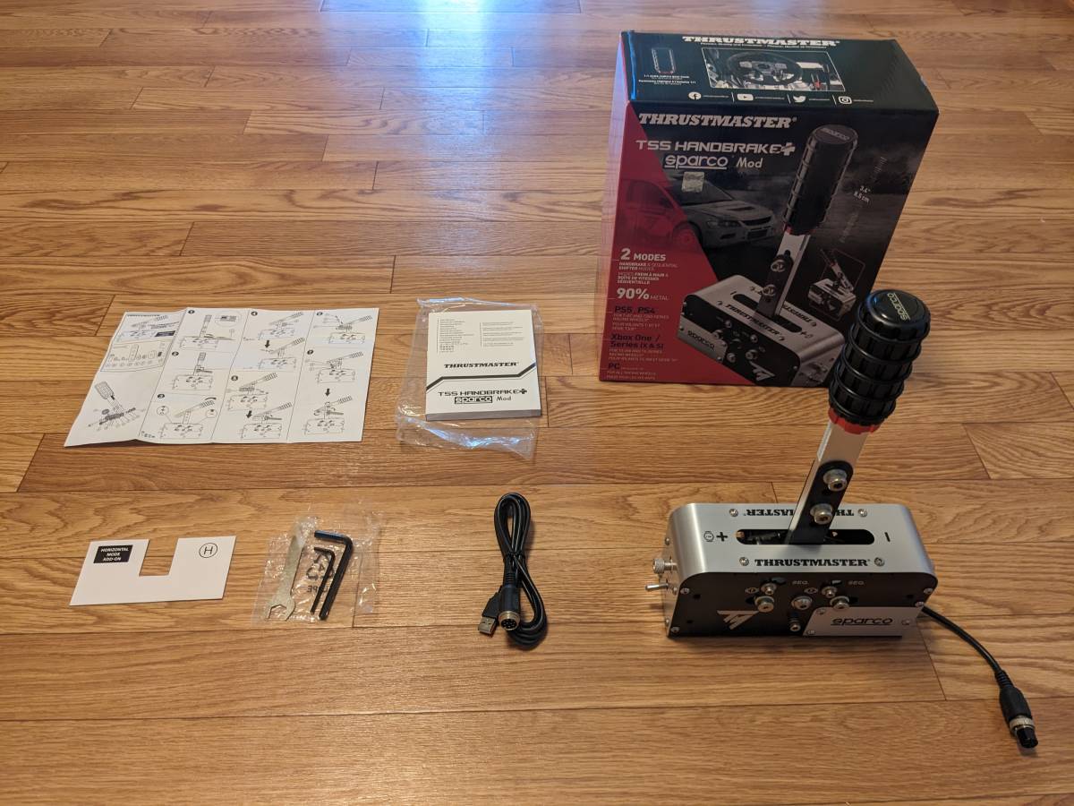 中古 Thrustmaster/スラストマスター TSS Handbrake Sparco Mod +