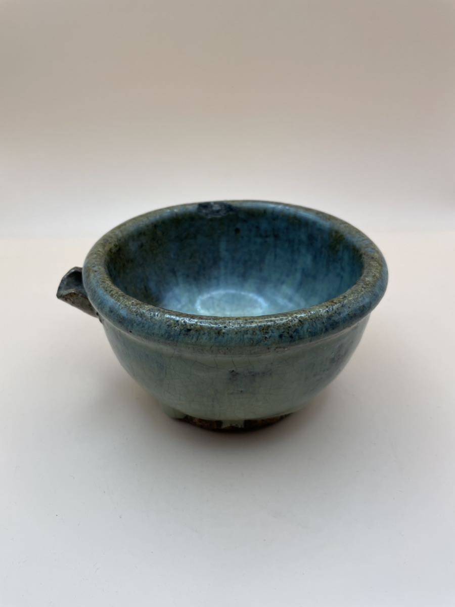 【美術】松代焼 片口 鉢　酒器　水入れ　【№ 1623】_画像1