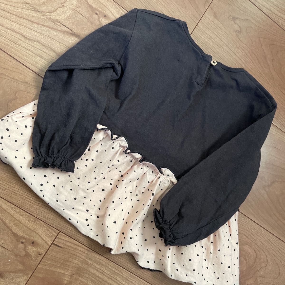 ZARA BABY   裾切り替えカットソー　12-18MONTHS  86CM