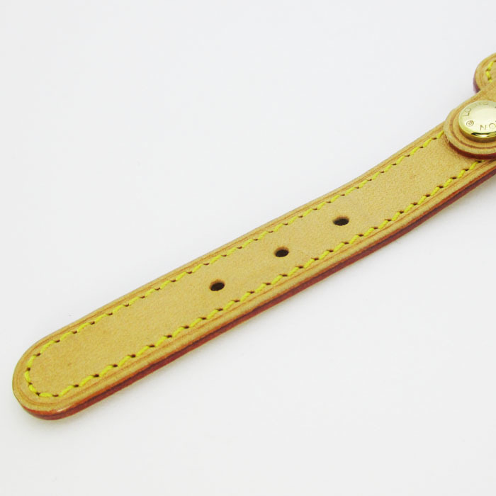 LV Louis Vuitton brass re*poruto address bracele M85024 bangle name tag 