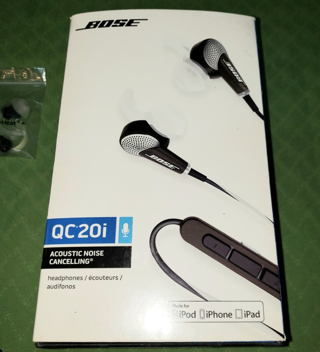 Bose QuietComfort 20i ACOUSTIC ノイズキャンセリングイヤホン　ボーズ headphones　中古品_画像1